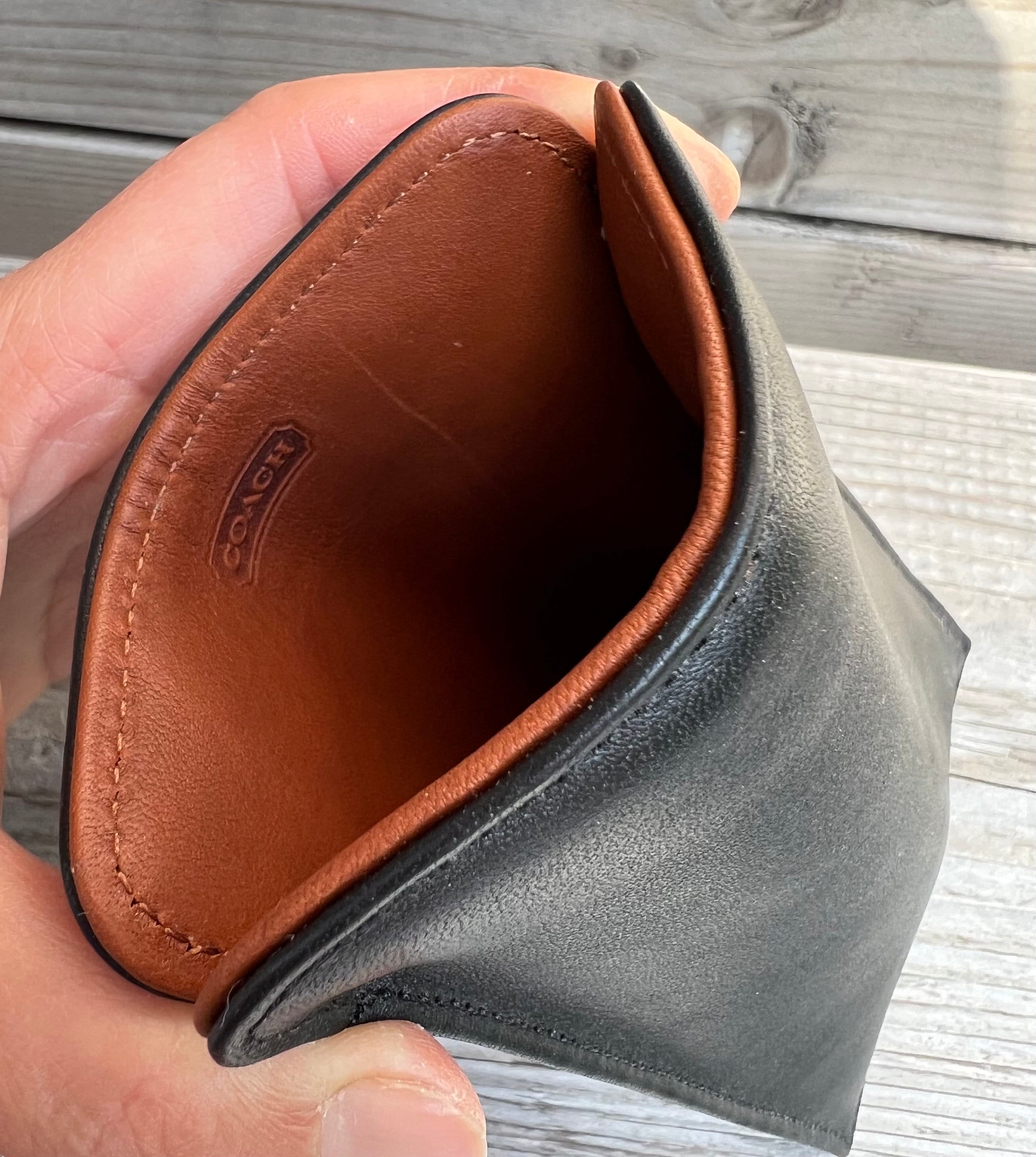 メガネ・老眼鏡 Vintage OLD COACH Leather Glasses Case New, Vintage Coach Eyeglasses Leather Soft Pouch, Black - Etsy