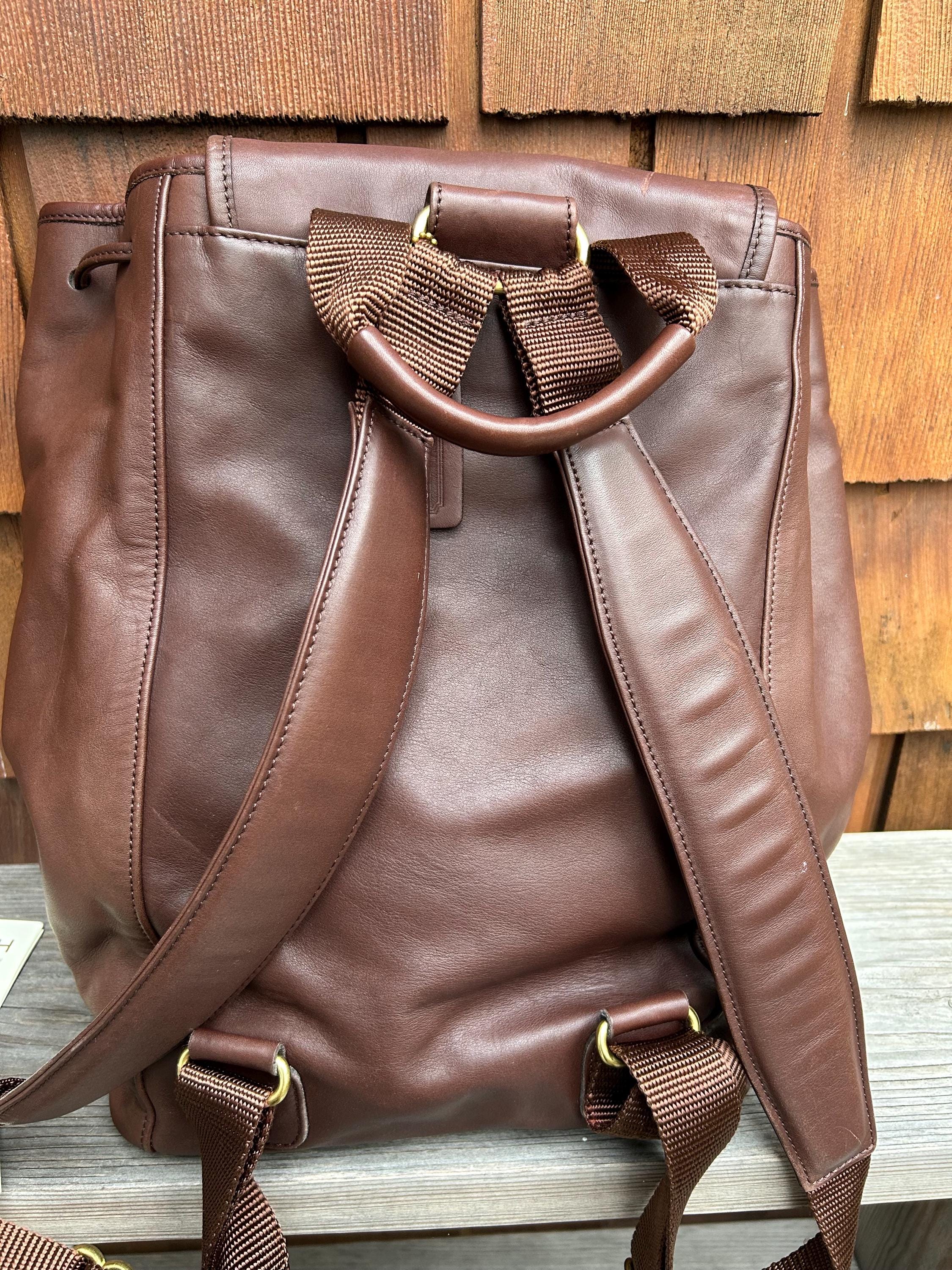 New 90s Vintage Coach XL Classic travel backpack Weekender unisex rucksack New 90s Vintage Coach XL Travel Backpack Weekender Carry on  main image 3