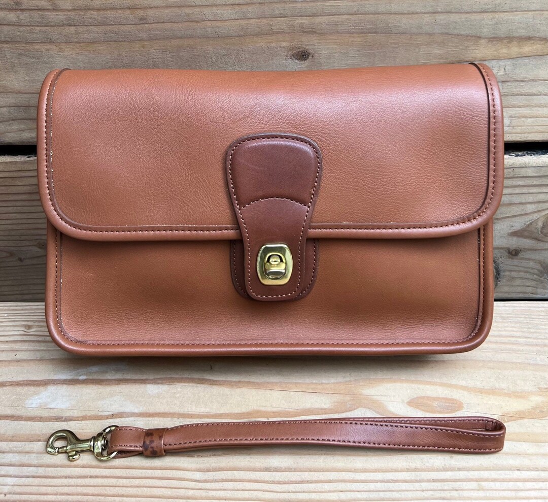 Neue 90er Jahre Seltene Vintage Coach Turnlock Clutch Tasche unisex Etsy