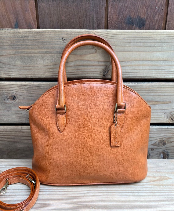 Vintage Coach Madison Dome handbag, made in Italy Gem