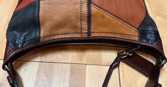 Distressed Coach Bleecker Patchwork Burnished Vac… - image 10