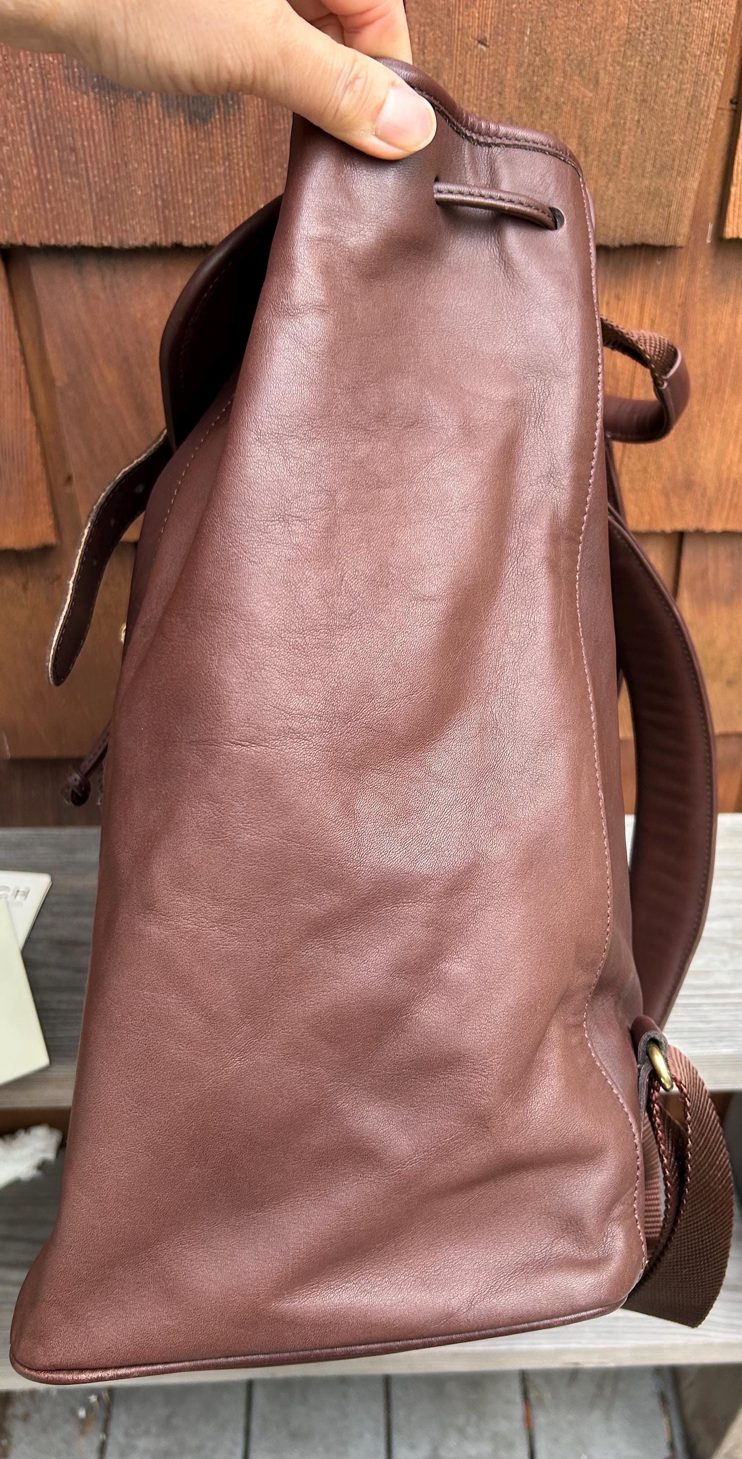 New 90s Vintage Coach XL Travel Backpack Weekender Carry on 