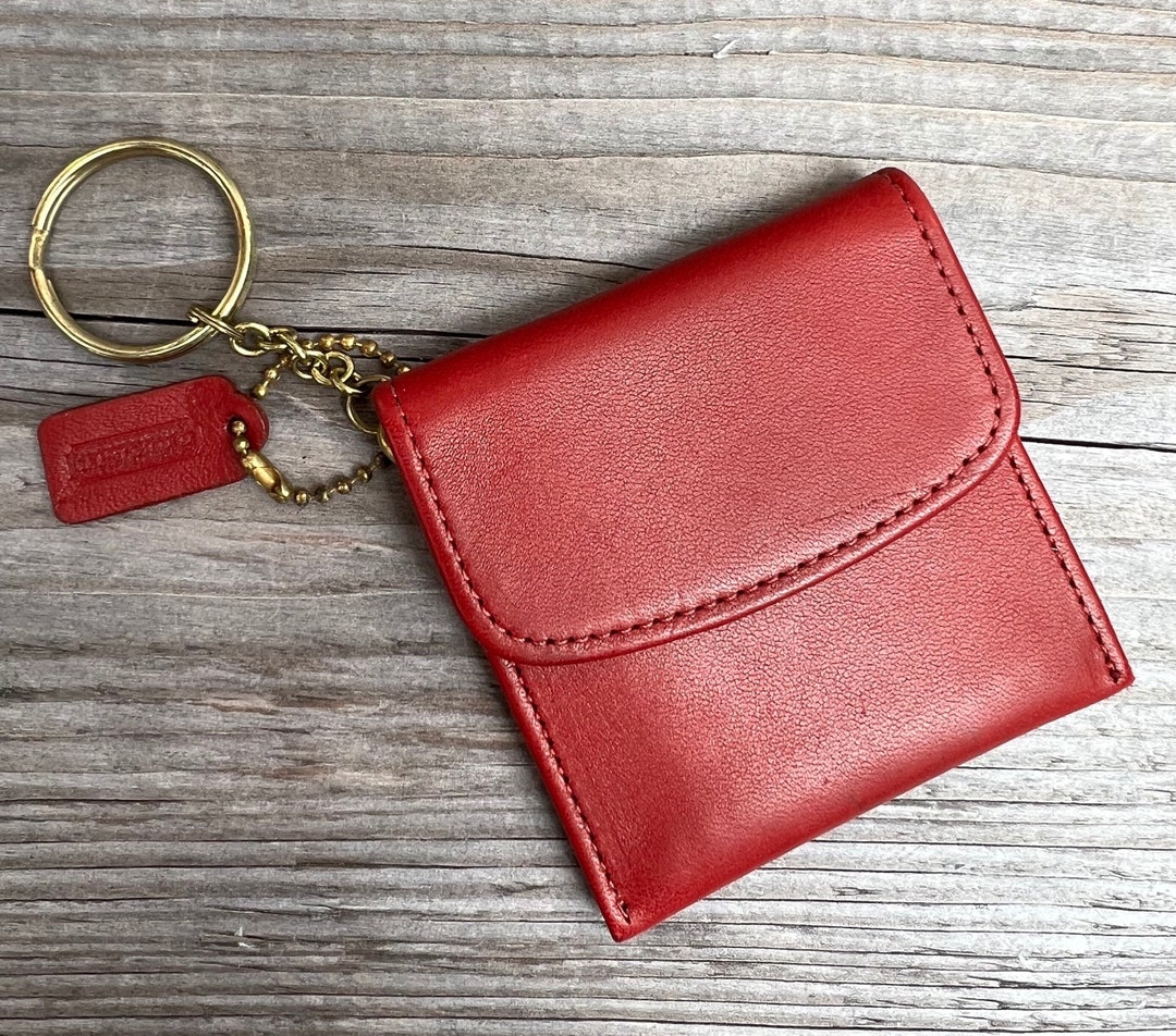 Coach coin pouch keychain new arrivals