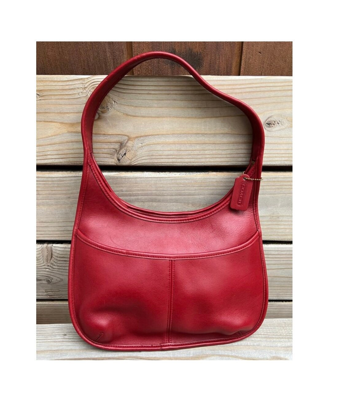 バッグ OLD COACH ERGO 9033 shouluder bag red Vintage Coach Ergo Pocket Zip Bag 9033, Red - Etsy