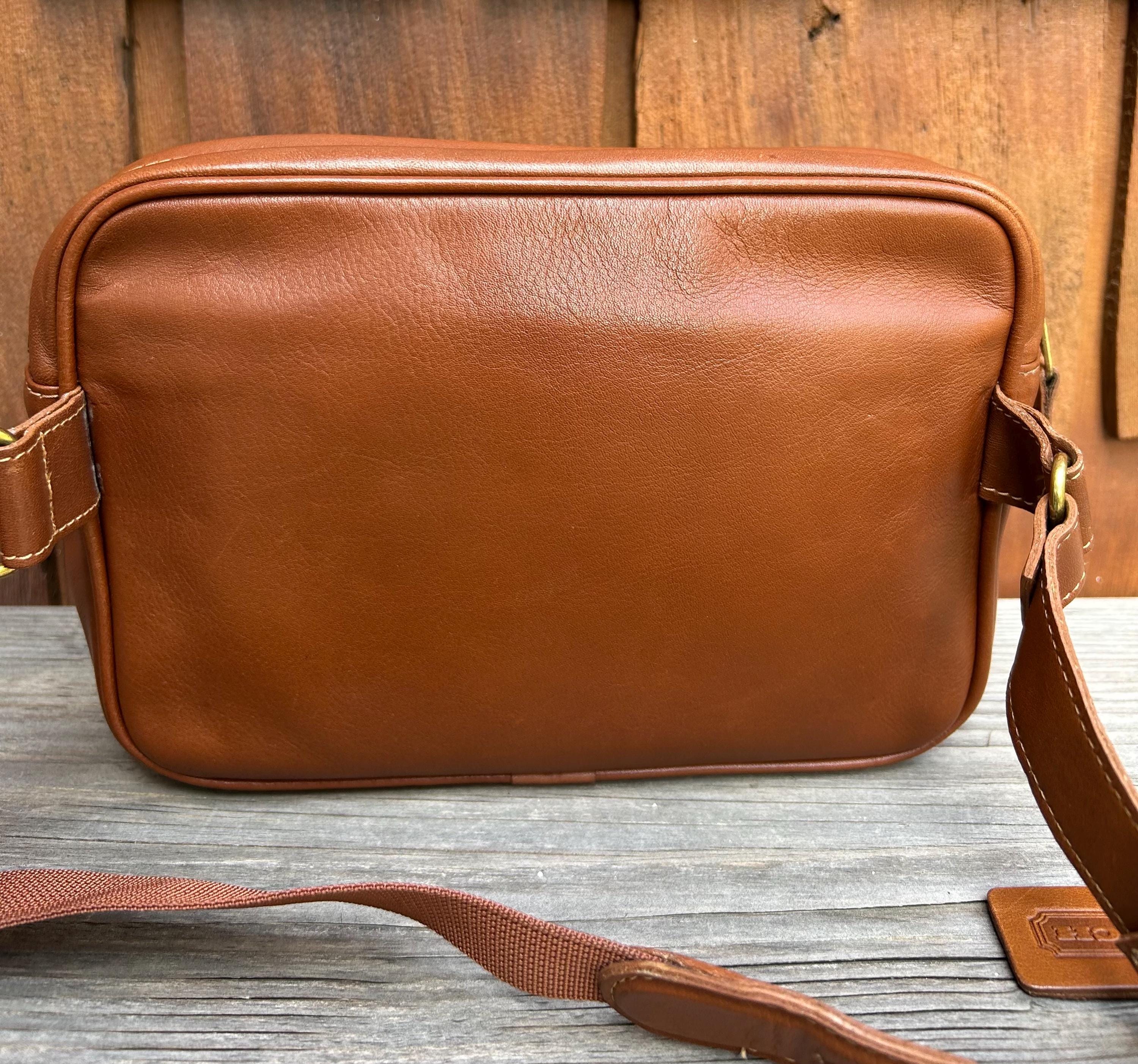 Rare Vintage Coach Twin Double Turnlock Pocket Waist Pack British