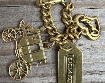 小物 90s Vintage Coach Duffle Sac Key Fob 90s Vintage Coach Duffle Sac Key Fob