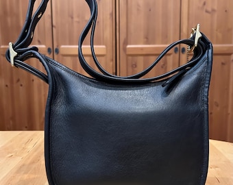 New 90s Vintage Coach Classic Leather Key Fob, 7210 Black - Etsy