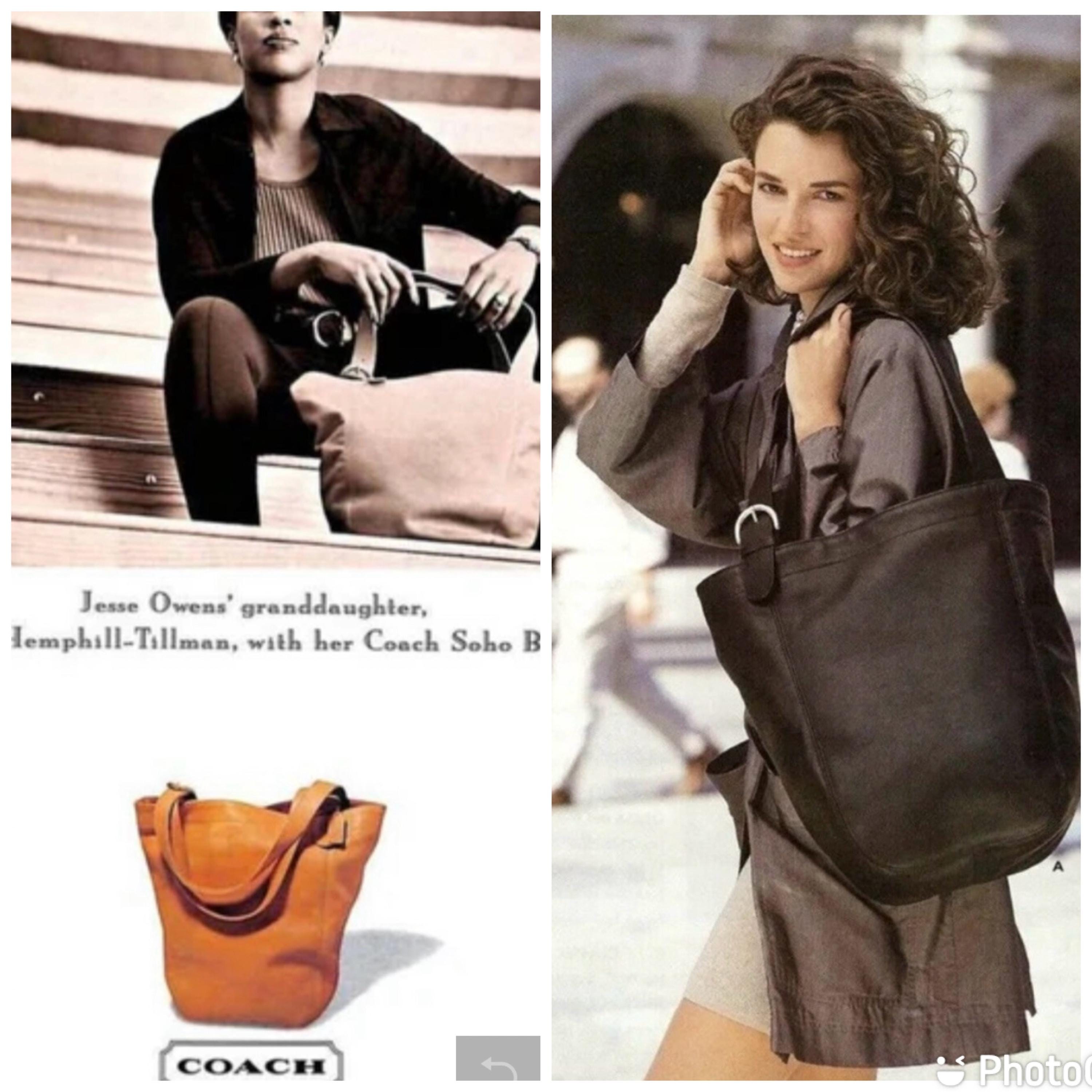 New Vintage Coach XL Soho Carryall Weekender Shoulder Tote