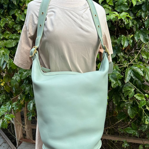 Vintage Coach XL Duffle Sac Feed Bag 9085 Red USA 1980's Etsy