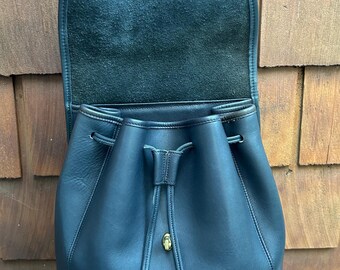 美品⭐️CAMPER CHULO Leather Daypack Bag navy カンペール CAMPER CHULO レザーリュックL （ネイビー