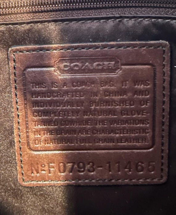 Distressed Coach Bleecker Patchwork Burnished Vac… - image 12