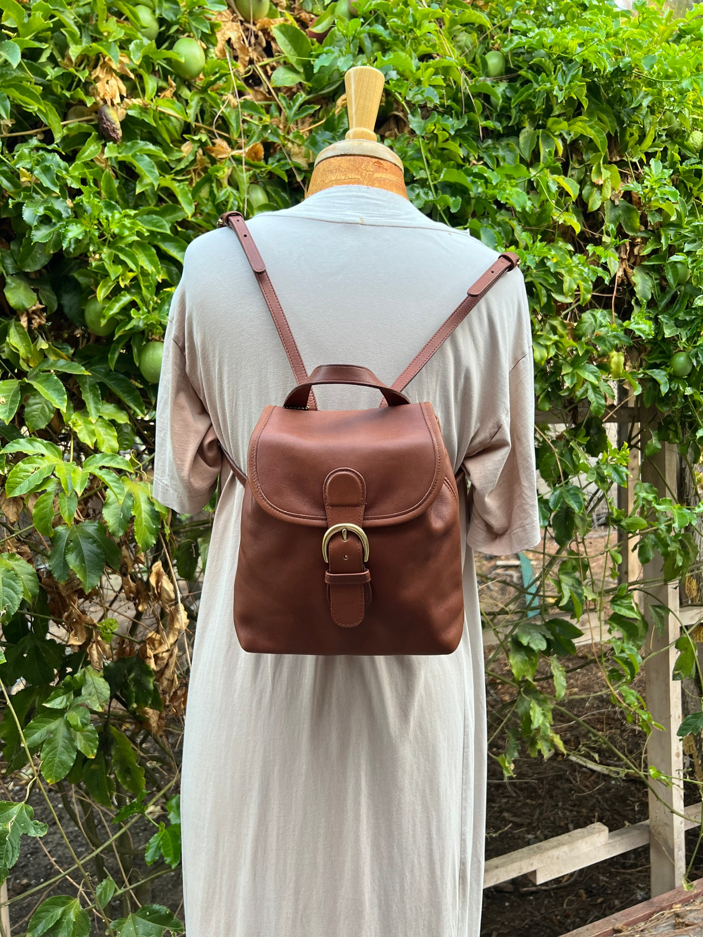 Mint, Vintage Coach Bantam Backpack Daypack Crossbody 4152