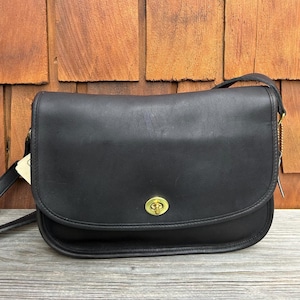 NWT 80s Vintage Coach City Bag 9790 Black