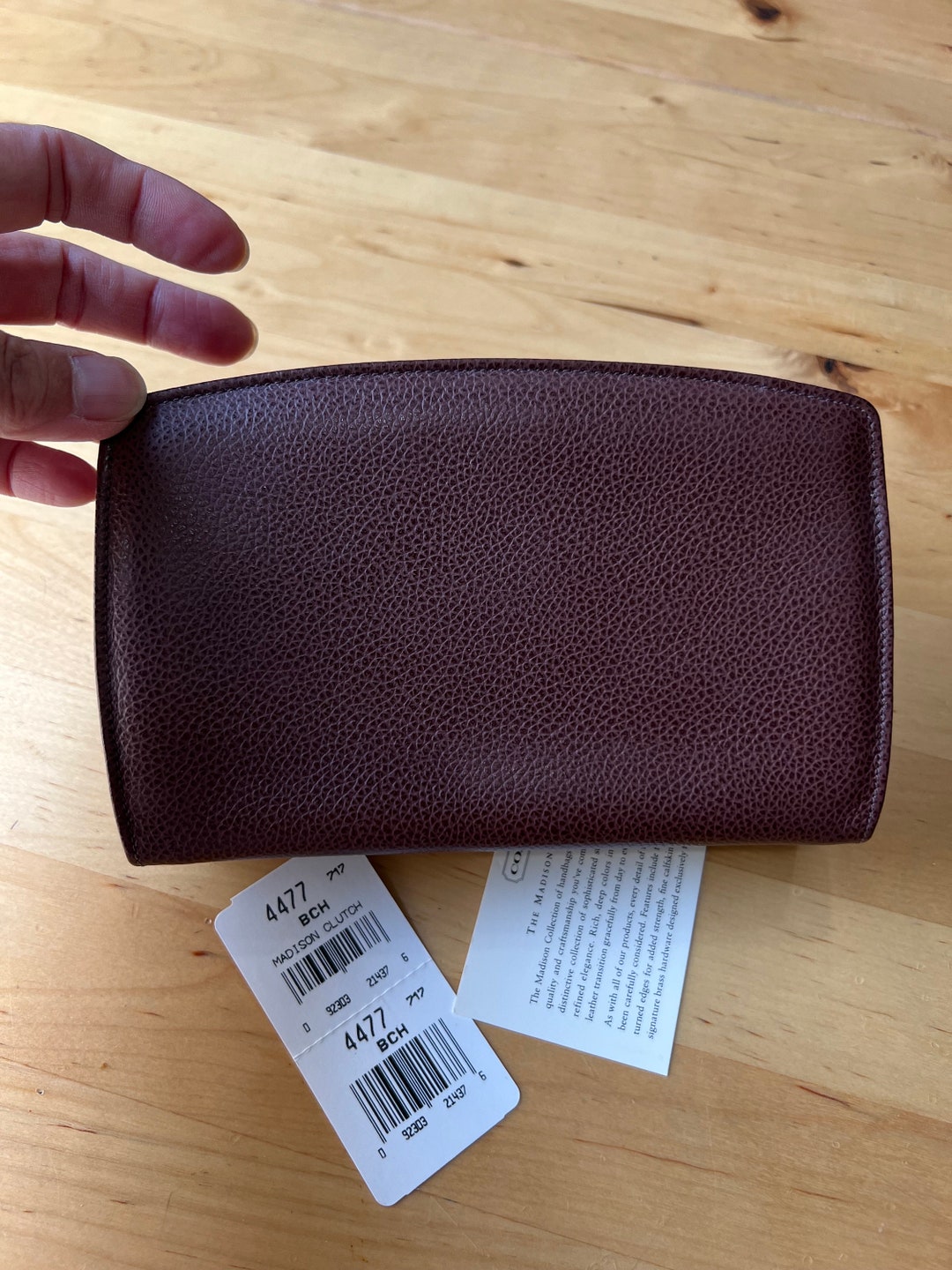 新しいヴィンテージ コーチ マディソン クラッチ、ビーチナット - Etsy 日本