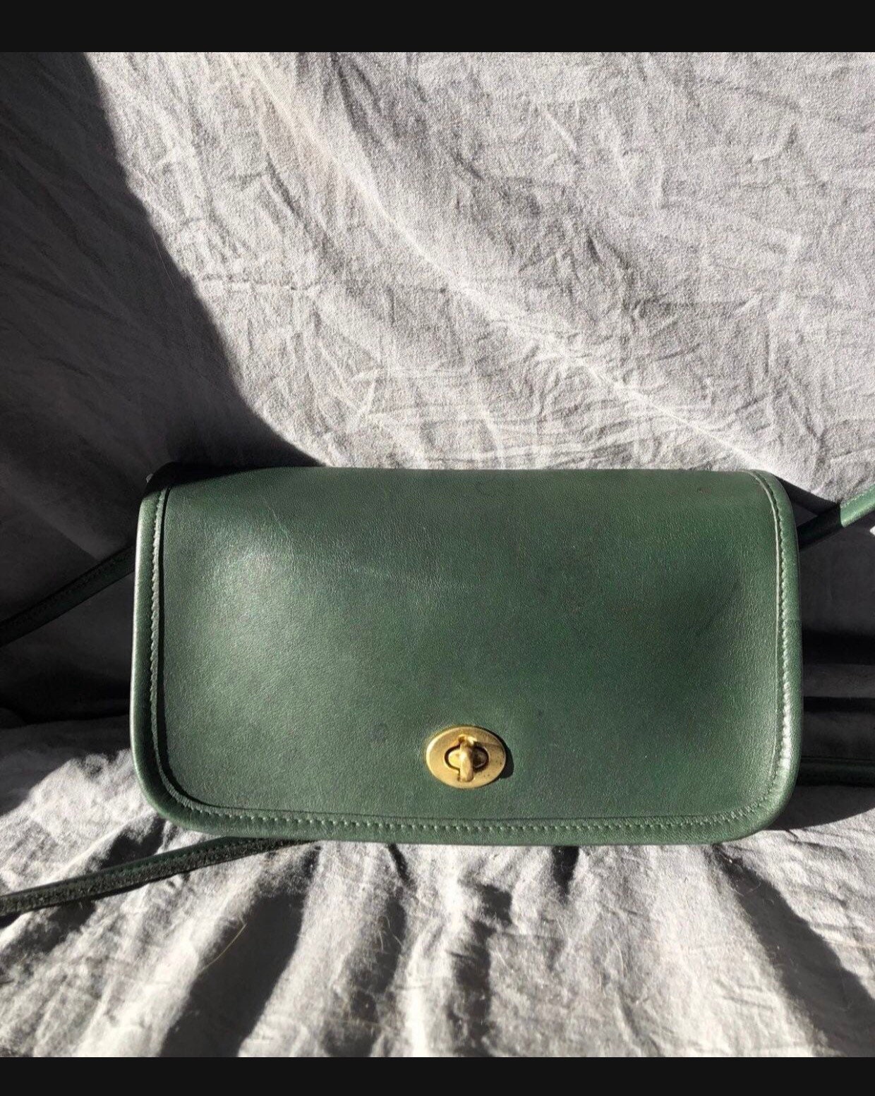 Coach dinky best sale green