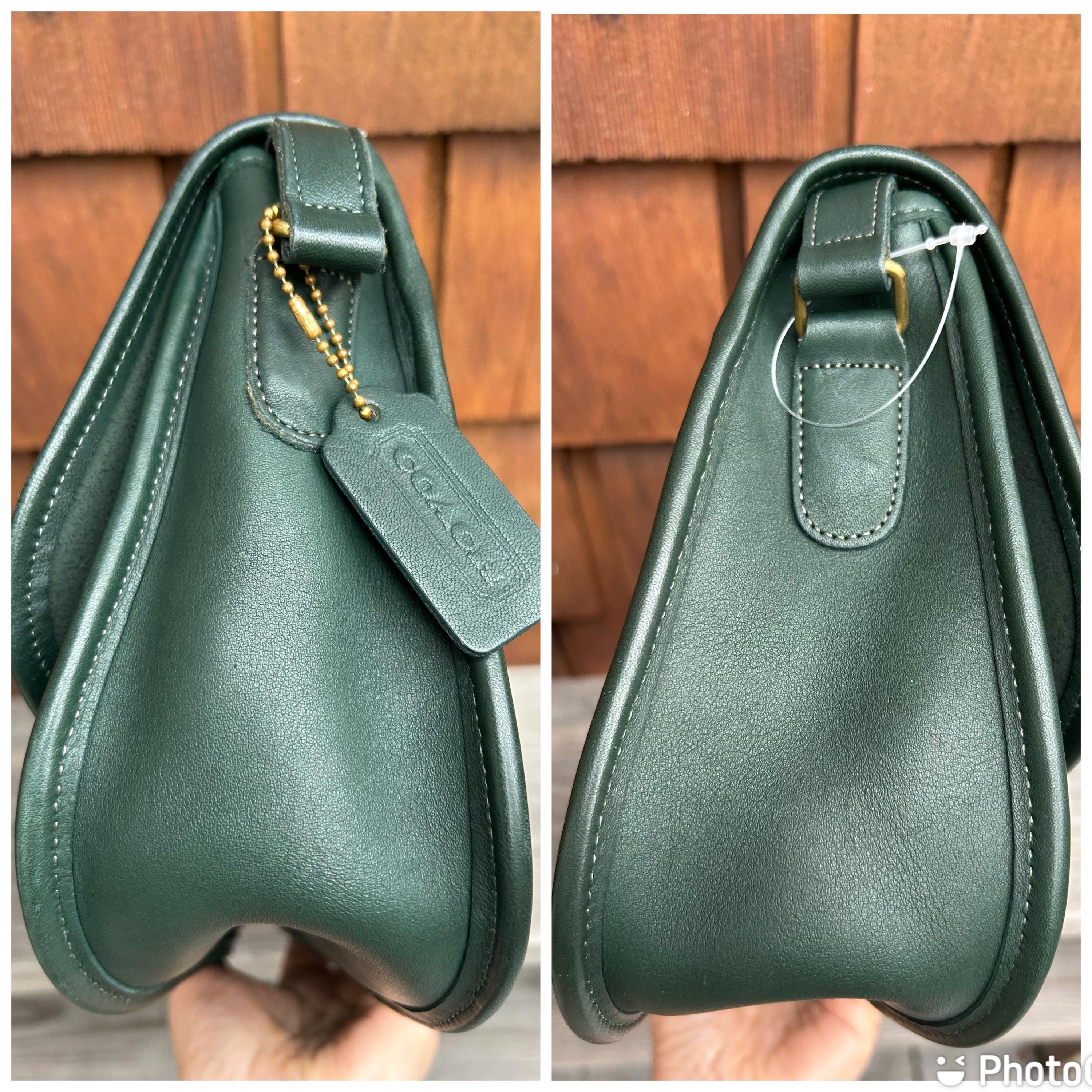 New Bottle Green Vintage Coach City Bag 9790 - Etsy Canada