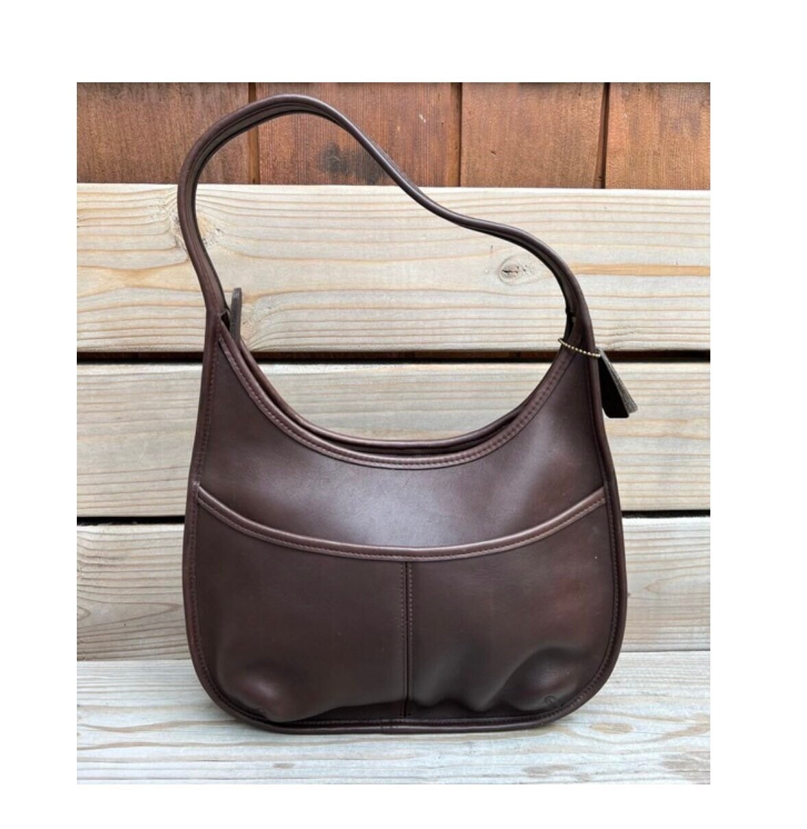 Like New Vintage Coach Ergo Pocket Zip Hobo Shoulder Bag 9033