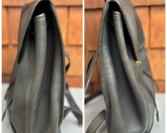 美品⭐️CAMPER CHULO Leather Daypack Bag navy カンペール CAMPER CHULO レザーリュックL （ネイビー