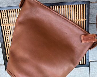 Coach Duffle Sac in Mahogany Leather 