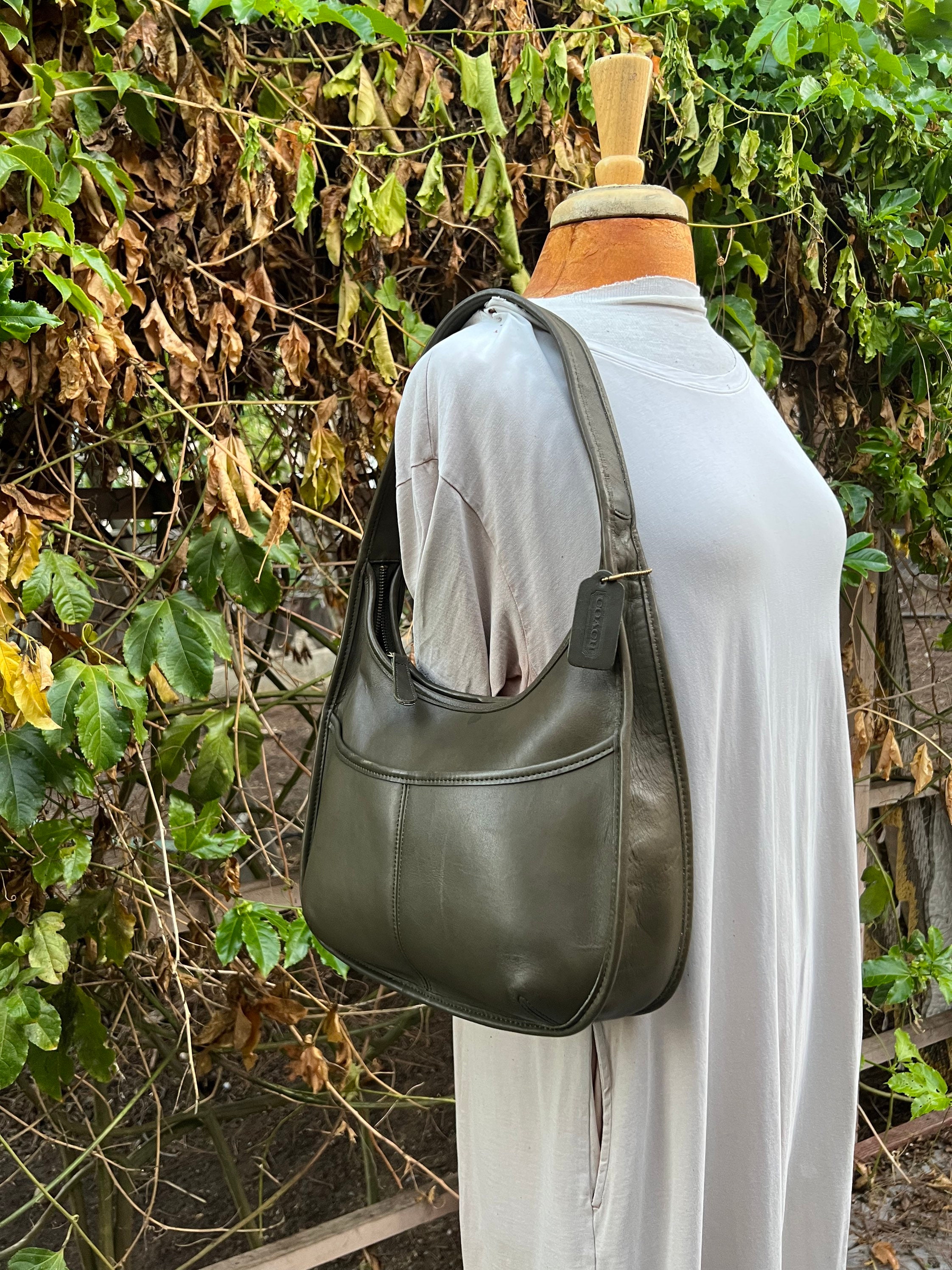 Vintage Coach Ergo Leather Shoulder Bag Hobo Purse 9033