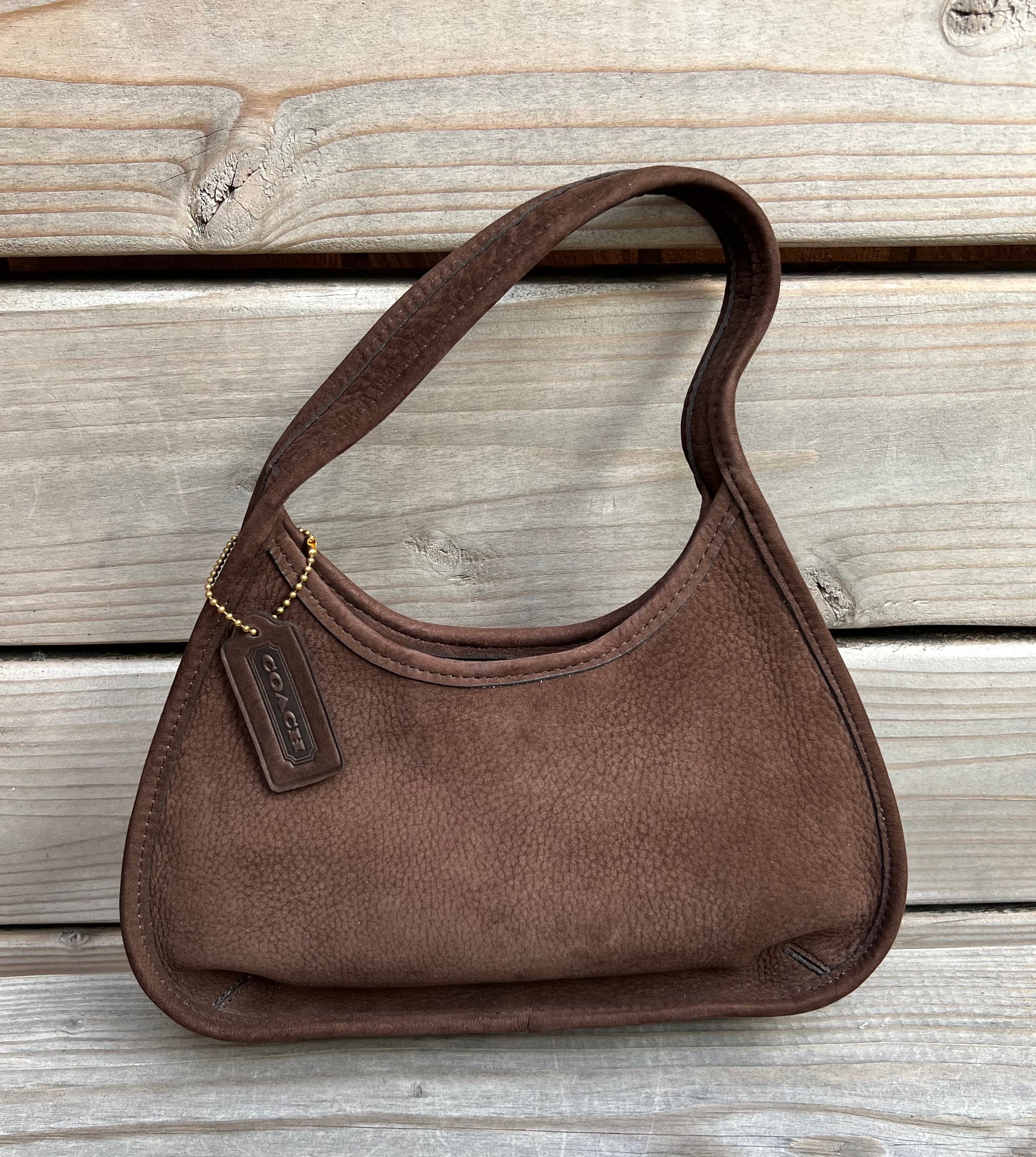 Like New, Vintage Coach Nubuck Mini Ergo Bag - Etsy