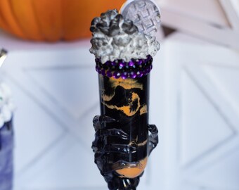 Halloween Fake Milkshake | Fake Food Decor | Kawaii Stationary |  Halloween Decor | Tiered Tray | Vampire Inspired