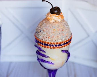 Halloween Fake Milkshake | Fake Food Decor | Kawaii Stationary |  Halloween Decor | Tiered Tray | Snow Cone
