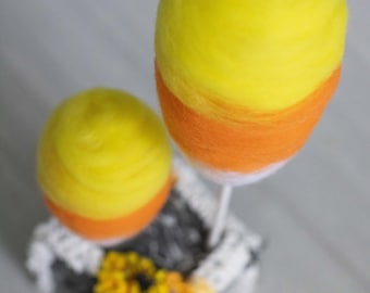 Faux Cotton Candy, Tiered-Tray Display, Halloween Dekor, Kawaii Station, Fotografie Prop, Candy Corn Dekor, Herbst Faux Sweets