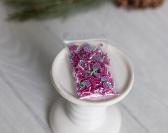 Polymer Clay Streusel, Nailart, Schleim, Fake Bake, Traube