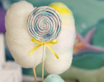 Carnival Lollipop | Kawaii Stationary | Faux Food | Coffee  bar | Tiered Tray
