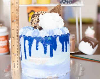 Gefälschte Kuchen , Fotorequisite, Küche Frühlingsdekor , künstliche Süßigkeiten , Gefälschte Backwaren , Frühlingsdeko
