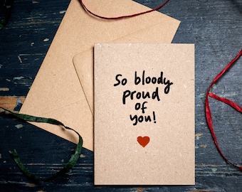 Tongue in Peach Biglietti di congratulazioni | Well Done You're Fab Card | For Her Him Graduazione Passed Driving Test Proud Of You Son Daughter Niece | CBH588