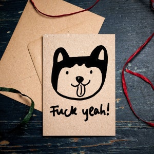 Funny Congratulations card / funny card for any occasion / You did it card / You are awesome card / eco card