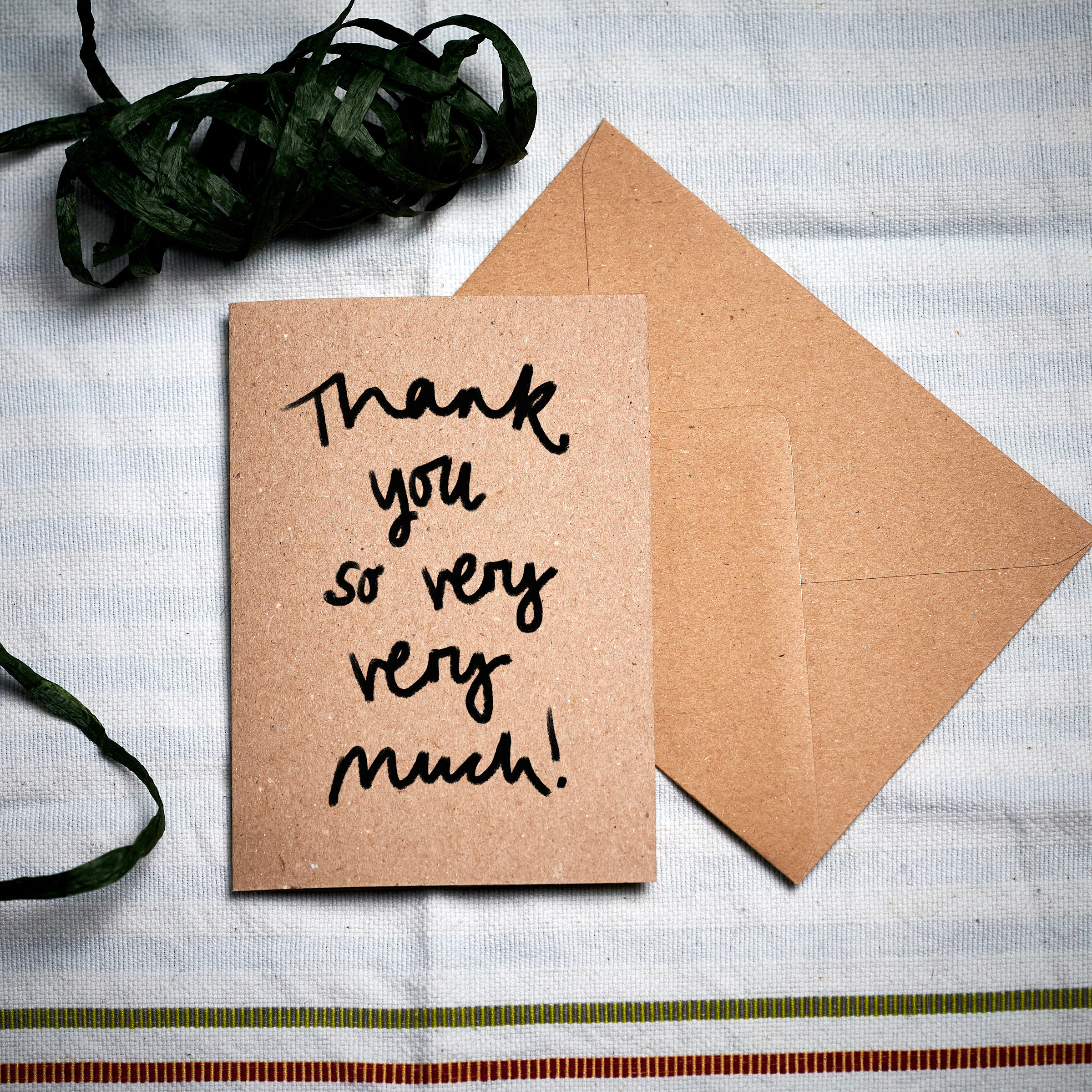 Buy Thank You Card / Thank You so Very Very Much! / Eco Card