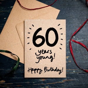 Funny Birthday Card / 40 Years Young / Special Birthday / Card - Etsy Funny Birthday Card / 40 Years Young / Special Birthday / Card - Etsy