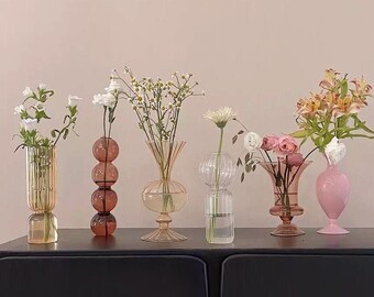 EXCEART 2PCS Small Ceramic Vase Mini Flower Bud Vases Decorative Modern Floral Vase for Home Centerpieces Living Room Events Decor EXCEART 2PCS Small Ceramic Vase Mini Flower Bud Vases Decorative Modern Floral Vase for Home Centerpieces Living Room Events Decor