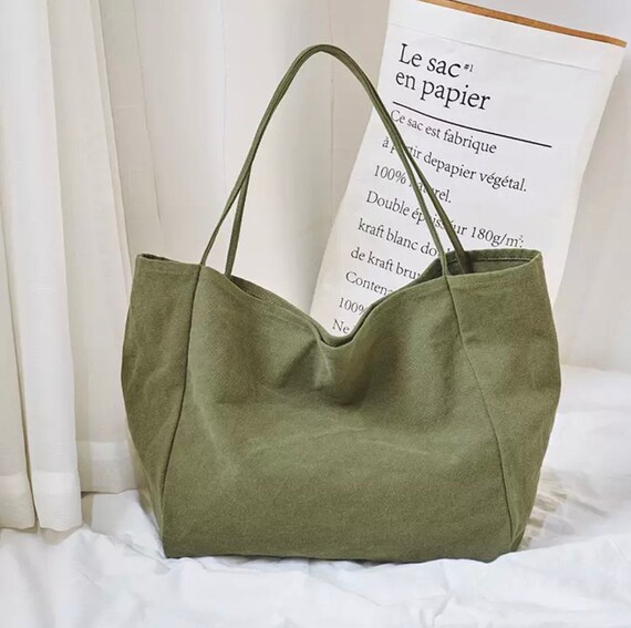 Big Tote Bag Market Canvas Grocery Bag High Quality Jute Bag