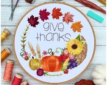 Give Thanks Stitch *PDF* Pattern