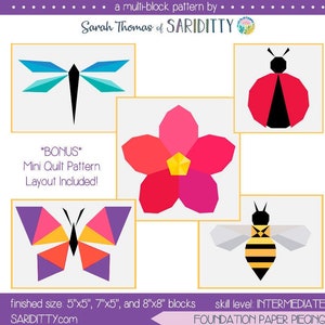 Spring Fling *PDF* Pattern - Intermediate FPP - Etsy