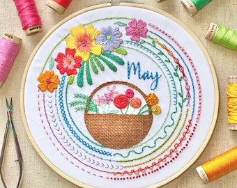 May Sampler Stitch *PDF* Pattern