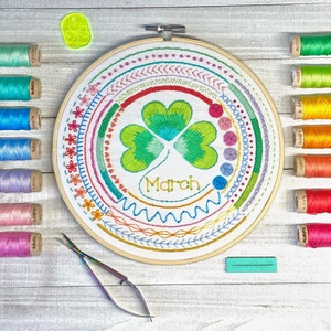 March Sampler Stitch *PDF* Pattern - Etsy