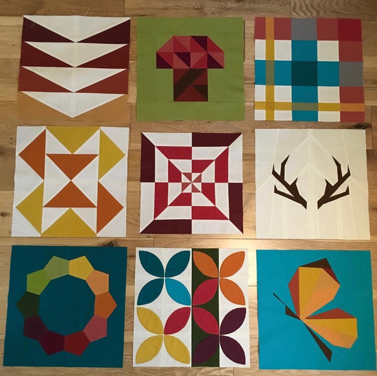 Forest Floor *PDF* - EASY Applique Block Pattern — SARIDITTY