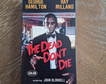 The Dead Don't Die 1975 VHS