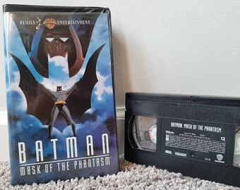 1993 Batman Mask of the Phantasm VHS Tape PLUS Comic Book