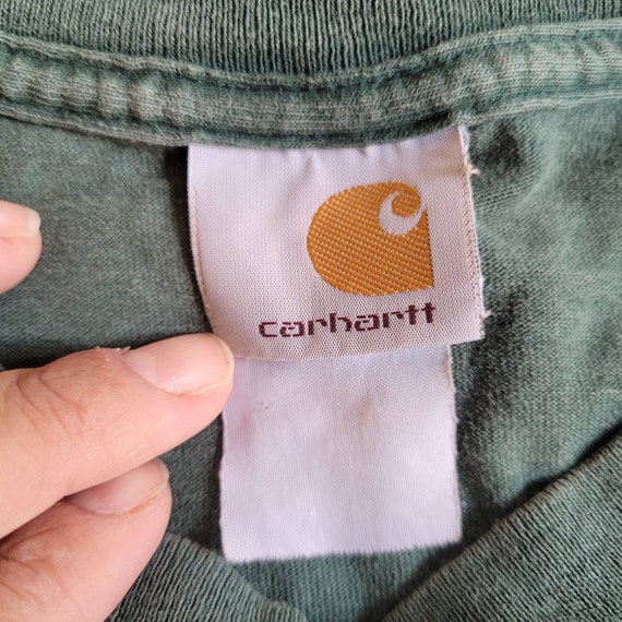 Carhartt distressed T-Shirt Unisex Large and Jean… - image 4