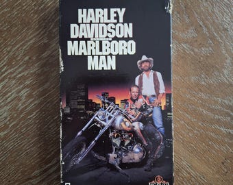 RARE Harley Davidson and the Marlboro man VHS