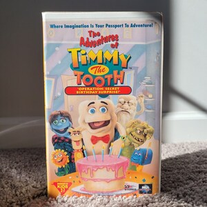 1994 Timmy the Tooth &quot;Operation: Secret Birthday Surprise&quot; Vintage VHS