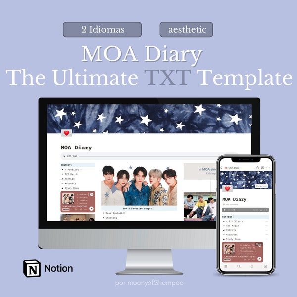 Shop Notion Kpop Template Online Etsy