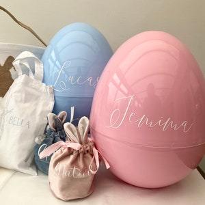 Extra Large Personalised hollow Easter Eggs -40cm tall-  Easter hunt Storage Prize