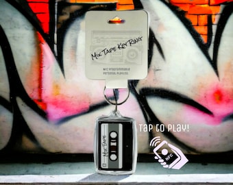 Custom Mixtape Keychain: NFC Programmable Playlist